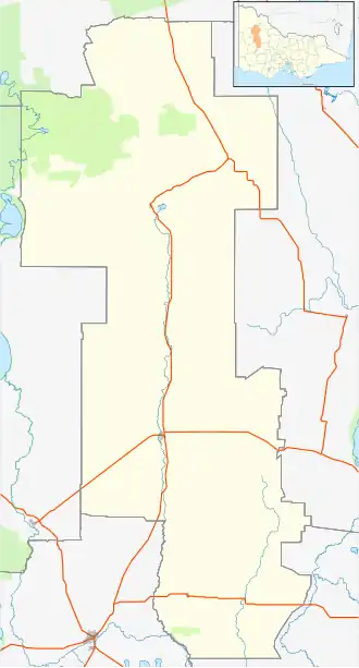 Hopetoun is located in Shire of Yarriambiack
