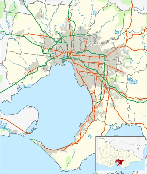 Caulfield is located in Melbourne
