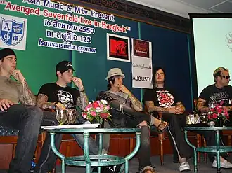 Avenged Sevenfold in 2007.
