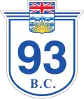 Hwy&nbsp;93 marker