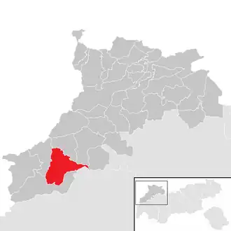 Location in the district