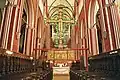 Bad Doberan Minster in Germany is in colourful brick.