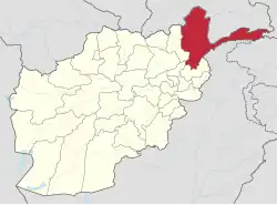 Location of Badakhshān