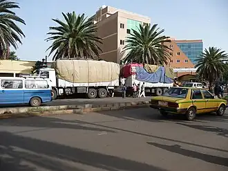 The city center of Bahir Dar
