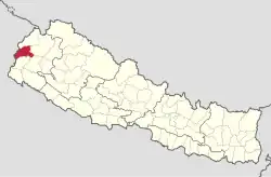 Location of Baitadi District