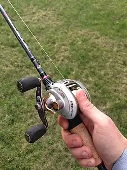 A low-profile bait casting reel