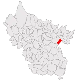 Location of Bălăceanu