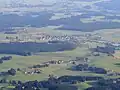 Wald from the air from the southeast
