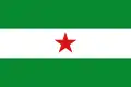 Left nationalist and pro-independence flag, used by Nación Andaluza and other groups