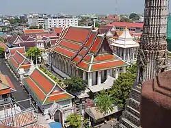 The vihara, seen from the main prang (2014)