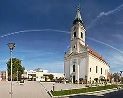 The church in Bánovce nad Bebravou