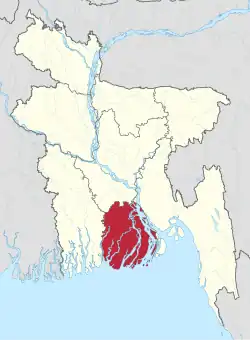 Barishal Division in Bangladesh
