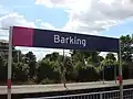 Station signage