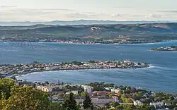 The Thau lagoon seen from Sète