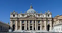 St. Peter's Basilica 41°54′8″N 12°27′12″E﻿ / ﻿41.90222°N 12.45333°E﻿ / 41.90222; 12.45333