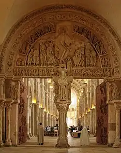 Vézelay Abbey, Vézelay, Yonne.