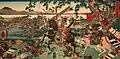 Tomoe Gozen in the Battle of Awazu—by Utagawa Yoshikazu