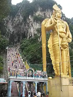 Kartikeya at Batu Caves, Malaysia