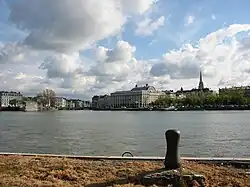Confluence of the Adour and Nive rivers.