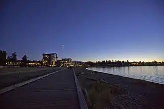 Parksville as viewed from the Beach Side Seawall
