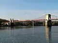 Beauregard suspension bridge.