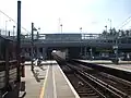 Looking west towards London.