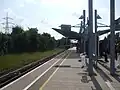 Looking west towards buffers