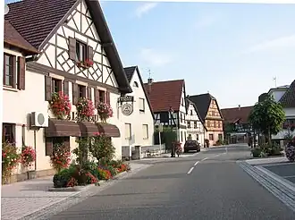 The houses in Beinheim