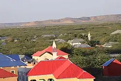 Aerial view of Beledweyne