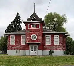 Former school building in Bellevue Oregon