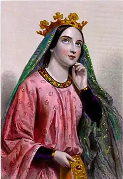 Berengaria of Navarre, the wife of King Richard I of England