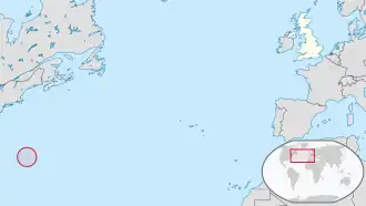 Location of Bermuda