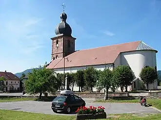 The church of Sainte-Barbe-et-Saint-Jacques in Bertrimoutier