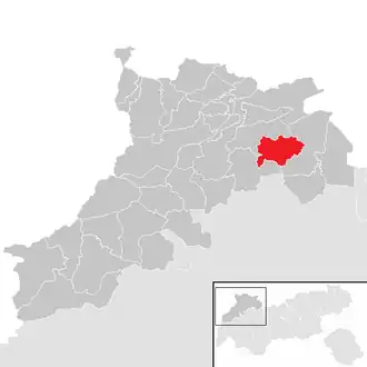 Location in the district