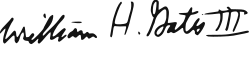 Gates' signature