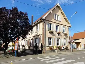 The town hall in Bilwisheim