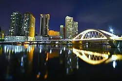 Binondo skyline at night