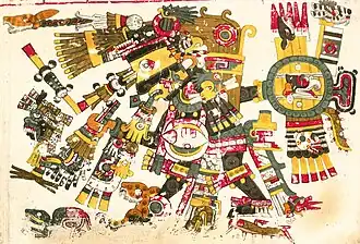 Tezcatlipoca in the Codex Borgia