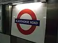 Victoria line platform roundel