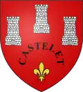 Coat of arms of Castellet-lès-Sausses