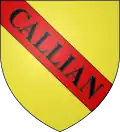 Coat of arms of Callian