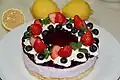 Blueberry cheesecake