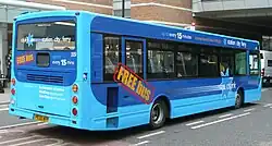 Bluestar Dennis Dart SLF with Myllennium bodywork in 2008