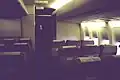 The cabin on an Air Namibia Boeing 747