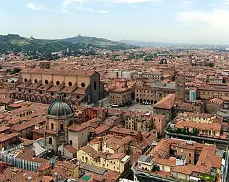 The city of Bologna.