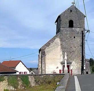 The church of Saint-Martin in Bourbévelle
