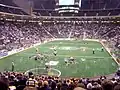Inside during Minnesota Swarm lacrosse game.