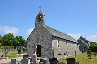 The church of Notre-Dame in Branville-Hague