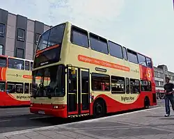 DAF DB250LF with Plaxton President bodywork in 2008.