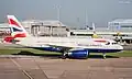 A British Airways A319.